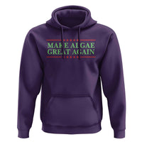 Make Algae Great Again Retro Hoodie Funny Lincoln Memorial Reflecting Pool Parody Meme