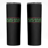 Make Algae Great Again Retro Skinny Tumbler Funny Lincoln Memorial Reflecting Pool Parody Meme