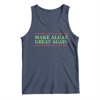 Make Algae Great Again Retro Tank Top Funny Lincoln Memorial Reflecting Pool Parody Meme
