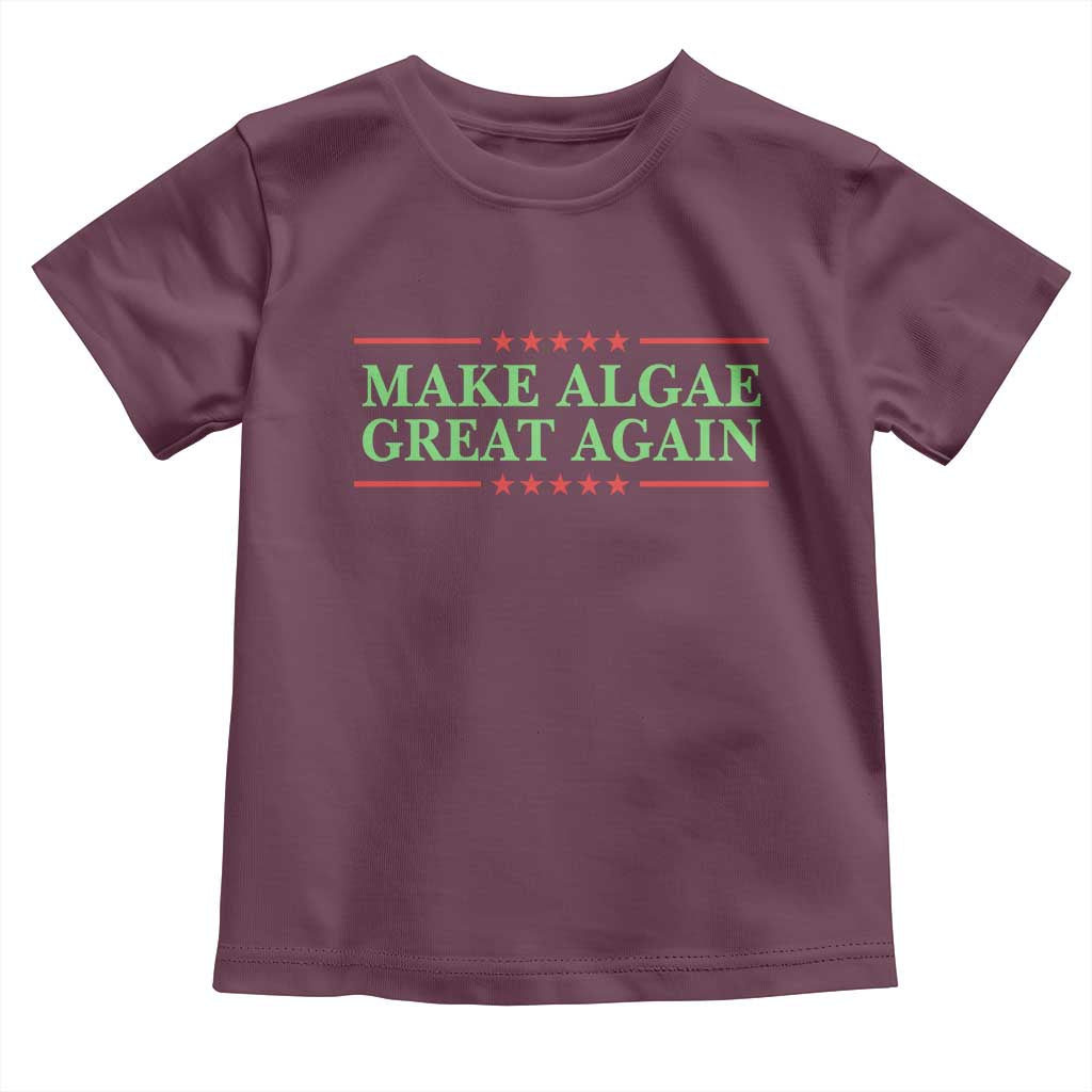 Make Algae Great Again Retro Toddler T Shirt Funny Lincoln Memorial Reflecting Pool Parody Meme