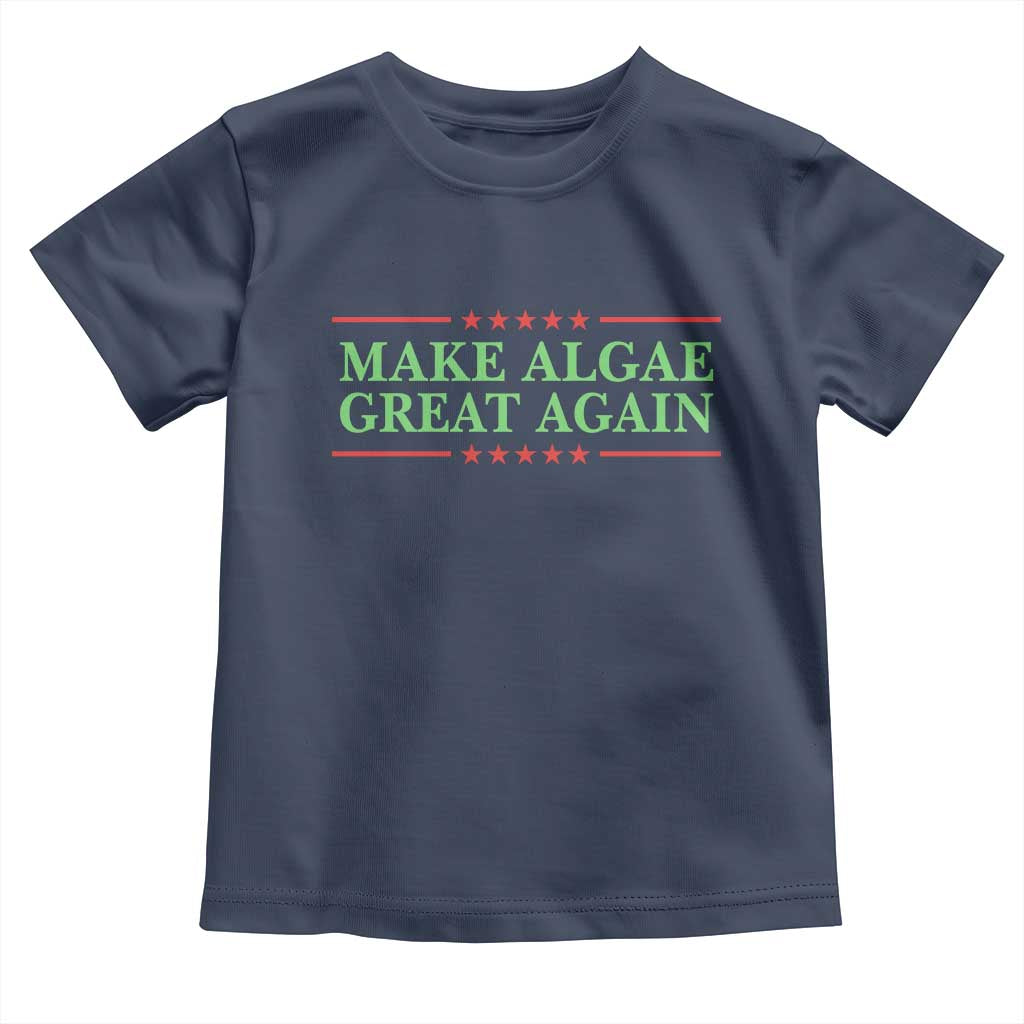 Make Algae Great Again Retro Toddler T Shirt Funny Lincoln Memorial Reflecting Pool Parody Meme