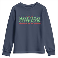 Make Algae Great Again Retro Youth Sweatshirt Funny Lincoln Memorial Reflecting Pool Parody Meme