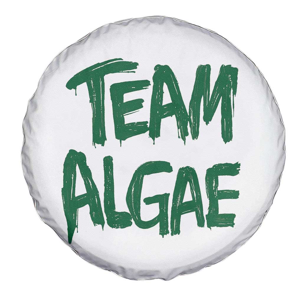 Team Algae Slime Dripping Style Graphic Spare Tire Cover Viral Lincoln Memorial Reflecting Pool Swamp Meme