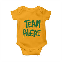 Team Algae Slime Dripping Style Graphic Baby Onesie Viral Lincoln Memorial Reflecting Pool Swamp Meme