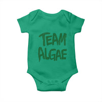 Team Algae Slime Dripping Style Graphic Baby Onesie Viral Lincoln Memorial Reflecting Pool Swamp Meme
