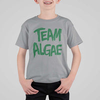 Team Algae Slime Dripping Style Graphic T Shirt For Kid Viral Lincoln Memorial Reflecting Pool Swamp Meme