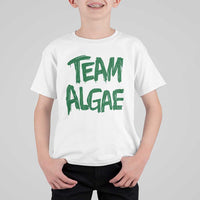 Team Algae Slime Dripping Style Graphic T Shirt For Kid Viral Lincoln Memorial Reflecting Pool Swamp Meme