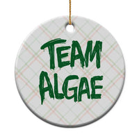 Team Algae Slime Dripping Style Graphic Ceramic Ornament Viral Lincoln Memorial Reflecting Pool Swamp Meme