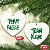 Team Algae Slime Dripping Style Graphic Ceramic Ornament Viral Lincoln Memorial Reflecting Pool Swamp Meme