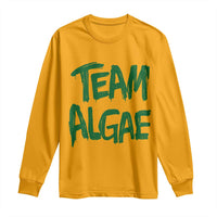 Team Algae Slime Dripping Style Graphic Long Sleeve Shirt Viral Lincoln Memorial Reflecting Pool Swamp Meme