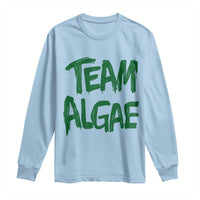 Team Algae Slime Dripping Style Graphic Long Sleeve Shirt Viral Lincoln Memorial Reflecting Pool Swamp Meme