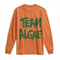 Team Algae Slime Dripping Style Graphic Long Sleeve Shirt Viral Lincoln Memorial Reflecting Pool Swamp Meme