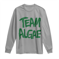 Team Algae Slime Dripping Style Graphic Long Sleeve Shirt Viral Lincoln Memorial Reflecting Pool Swamp Meme