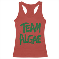 Team Algae Slime Dripping Style Graphic Racerback Tank Top Viral Lincoln Memorial Reflecting Pool Swamp Meme