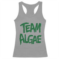Team Algae Slime Dripping Style Graphic Racerback Tank Top Viral Lincoln Memorial Reflecting Pool Swamp Meme