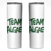 Team Algae Slime Dripping Style Graphic Skinny Tumbler Viral Lincoln Memorial Reflecting Pool Swamp Meme