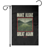 Make Algae Great Again Funny DC Slamp Slime Parody Garden Flag Washington Monument Reflecting Pool Vintage Photo
