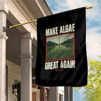 Make Algae Great Again Funny DC Slamp Slime Parody Garden Flag Washington Monument Reflecting Pool Vintage Photo