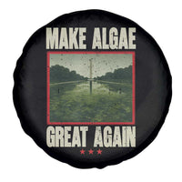 Make Algae Great Again Funny DC Slamp Slime Parody Spare Tire Cover Washington Monument Reflecting Pool Vintage Photo