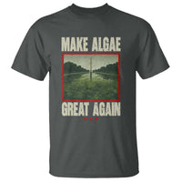 Make Algae Great Again Funny DC Slamp Slime Parody T Shirt Washington Monument Reflecting Pool Vintage Photo
