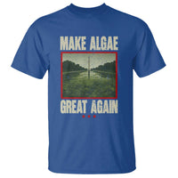 Make Algae Great Again Funny DC Slamp Slime Parody T Shirt Washington Monument Reflecting Pool Vintage Photo