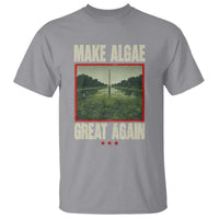 Make Algae Great Again Funny DC Slamp Slime Parody T Shirt Washington Monument Reflecting Pool Vintage Photo