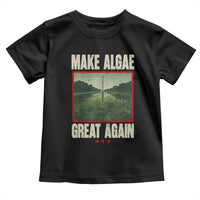 Make Algae Great Again Funny DC Slamp Slime Parody Toddler T Shirt Washington Monument Reflecting Pool Vintage Photo