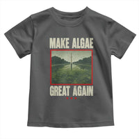 Make Algae Great Again Funny DC Slamp Slime Parody Toddler T Shirt Washington Monument Reflecting Pool Vintage Photo