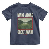 Make Algae Great Again Funny DC Slamp Slime Parody Toddler T Shirt Washington Monument Reflecting Pool Vintage Photo