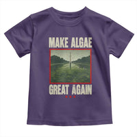 Make Algae Great Again Funny DC Slamp Slime Parody Toddler T Shirt Washington Monument Reflecting Pool Vintage Photo