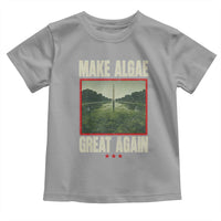 Make Algae Great Again Funny DC Slamp Slime Parody Toddler T Shirt Washington Monument Reflecting Pool Vintage Photo