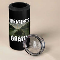 The Water is Great Swamp Monster Reflecting Pool 4 in 1 Can Cooler Tumbler Funny Washington DC Algae Creature Meme