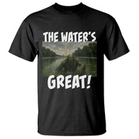 The Water is Great Swamp Monster Reflecting Pool T Shirt Funny Washington DC Algae Creature Meme