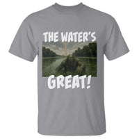 The Water is Great Swamp Monster Reflecting Pool T Shirt Funny Washington DC Algae Creature Meme