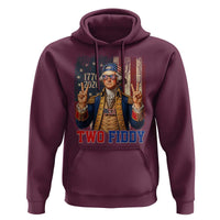 Two Fiddy George Washington Peace Signs Hoodie Funny Semiquincentennial Hip Hop Style President