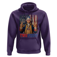 Two Fiddy George Washington Peace Signs Hoodie Funny Semiquincentennial Hip Hop Style President