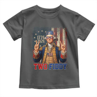 Two Fiddy George Washington Peace Signs Toddler T Shirt Funny Semiquincentennial Hip Hop Style President
