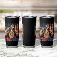 Two Fiddy George Washington Peace Signs Tumbler Cup Funny Semiquincentennial Hip Hop Style President