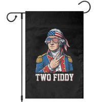 Two Fiddy George Washington Bandana Garden Flag Funny Cool Sunglasses American Flag Headband Peace Sign Patriotic