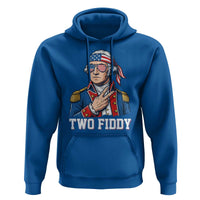 Two Fiddy George Washington Bandana Hoodie Funny Cool Sunglasses American Flag Headband Peace Sign Patriotic