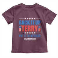 Back It Up Terry Put It In Reverse Oh Lawd Toddler T Shirt Funny 4th of July Fireworks Patriotic