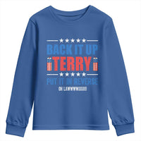 Back It Up Terry Put It In Reverse Oh Lawd Youth Sweatshirt Funny 4th of July Fireworks Patriotic