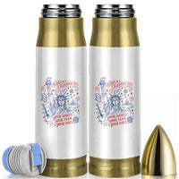 Pledge Allegiance To Your Hands Team Vibes Bullet Tumbler Statue of Liberty Doodle Americana Graphic