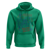 Pledge Allegiance To Your Hands Team Vibes Hoodie Statue of Liberty Doodle Americana Graphic