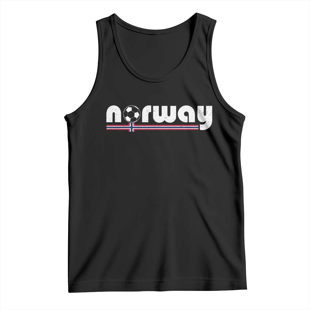 Classic Norway Soccer Vintage Norwegian Flag Tank Top Football Fans Support