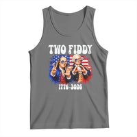 Two Fiddy Founding Fathers 1776 to 2026 Tank Top Funny Benjamin Franklin and George Washington American Flag Semiquincentennial