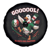 Funny Merlin the Duck Mexico Soccer Supporter Spare Tire Cover El Pato Del Partido Goooool Football Fans
