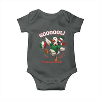 Funny Merlin the Duck Mexico Soccer Supporter Baby Onesie El Pato Del Partido Goooool Football Fans