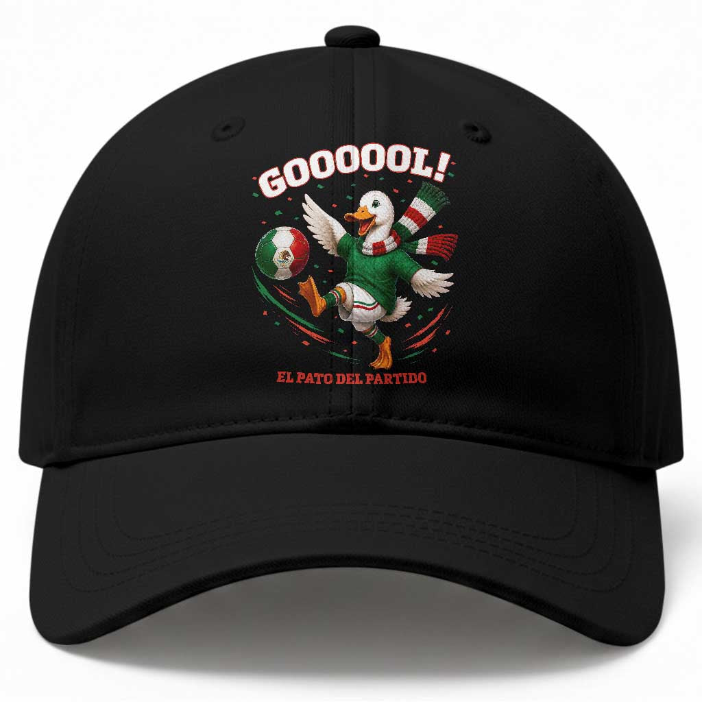 Funny Merlin the Duck Mexico Soccer Supporter Baseball Cap El Pato Del Partido Goooool Football Fans