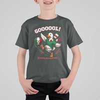 Funny Merlin the Duck Mexico Soccer Supporter T Shirt For Kid El Pato Del Partido Goooool Football Fans